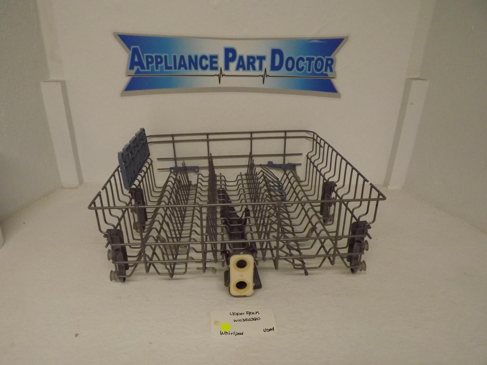 Whirlpool Dishwasher W10350380 Upper Rack Used Whirlpool Dishwasher W10350380 Upper Rack Used
